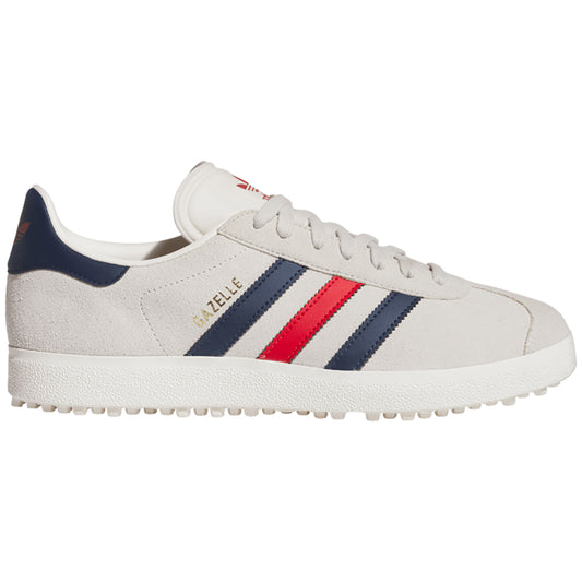 Adidas Gazelle Golf Shoes Alumina/Night Indigo/Better Scarlet
