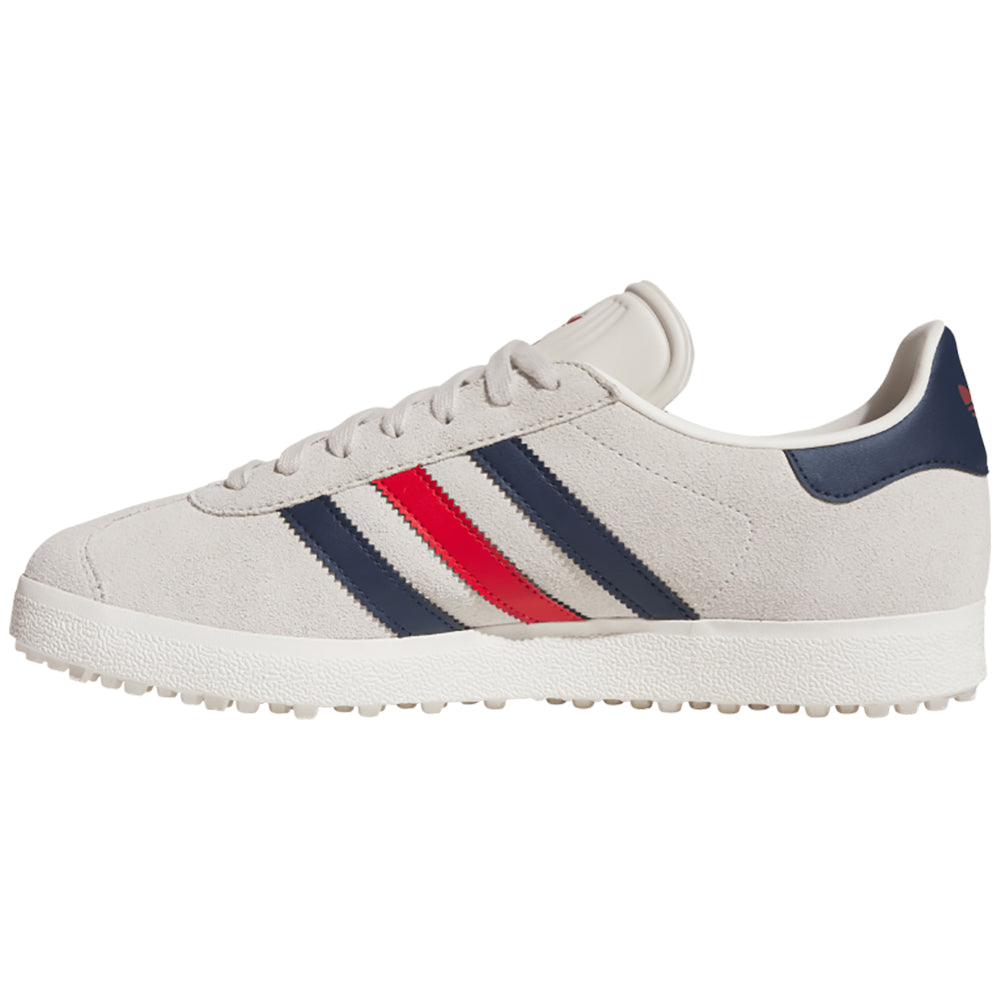 Adidas Gazelle Golf Shoes Alumina/Night Indigo/Better Scarlet
