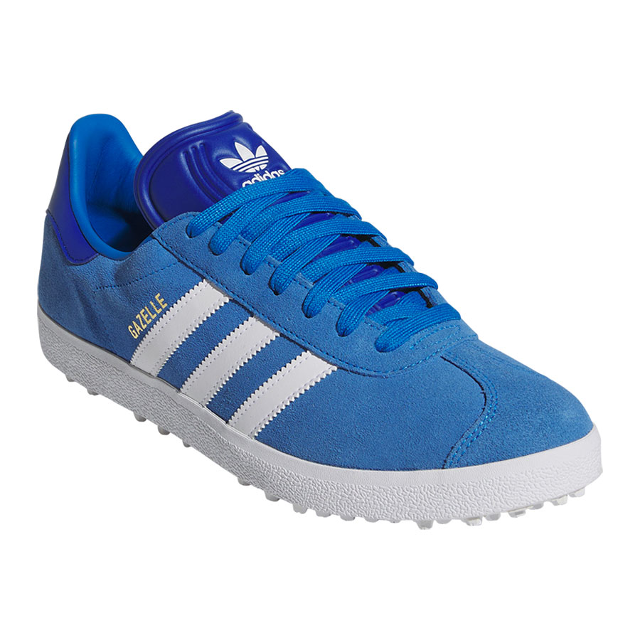 Adidas Gazelle Spikeless Golf Shoes Bluebird/White