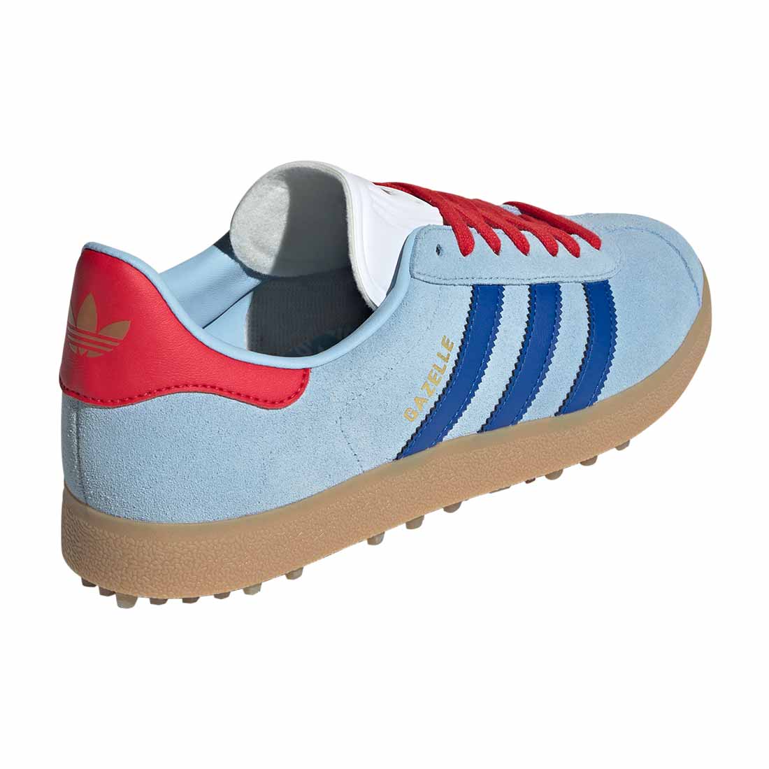 Adidas Gazelle Spikeless Golf Shoes Clear Sky/Team Royal – Golf Discount