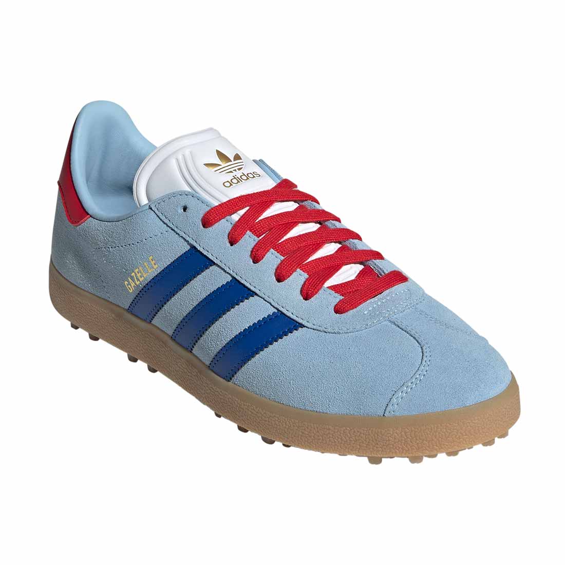 Adidas Gazelle Spikeless Golf Shoes Clear Sky/Team Royal