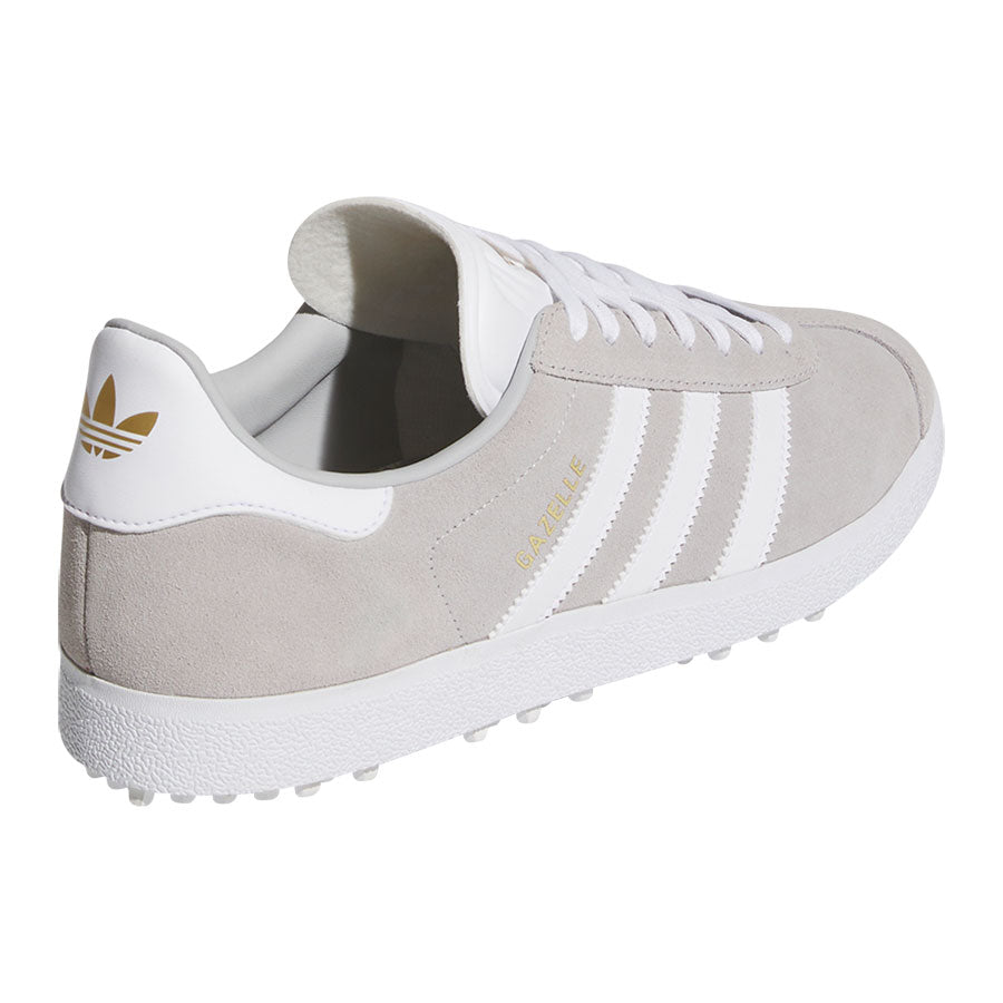 Adidas Gazelle Spikeless Golf Shoes Grey Two/White
