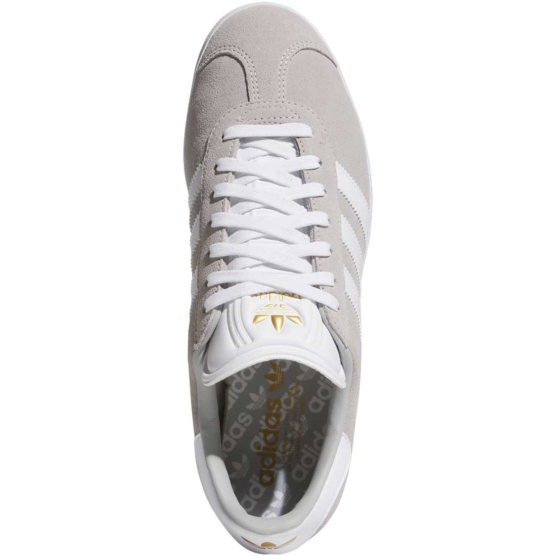 Adidas Gazelle Spikeless Golf Shoes Grey Two/White