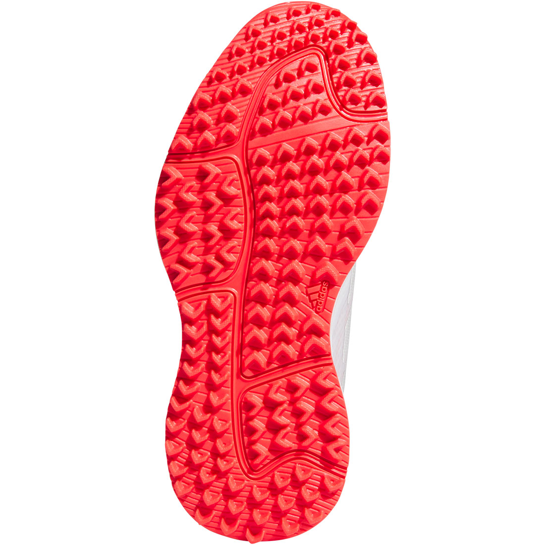 Adidas Juniors Adizero ZG Golf Shoes White/Lucid Red