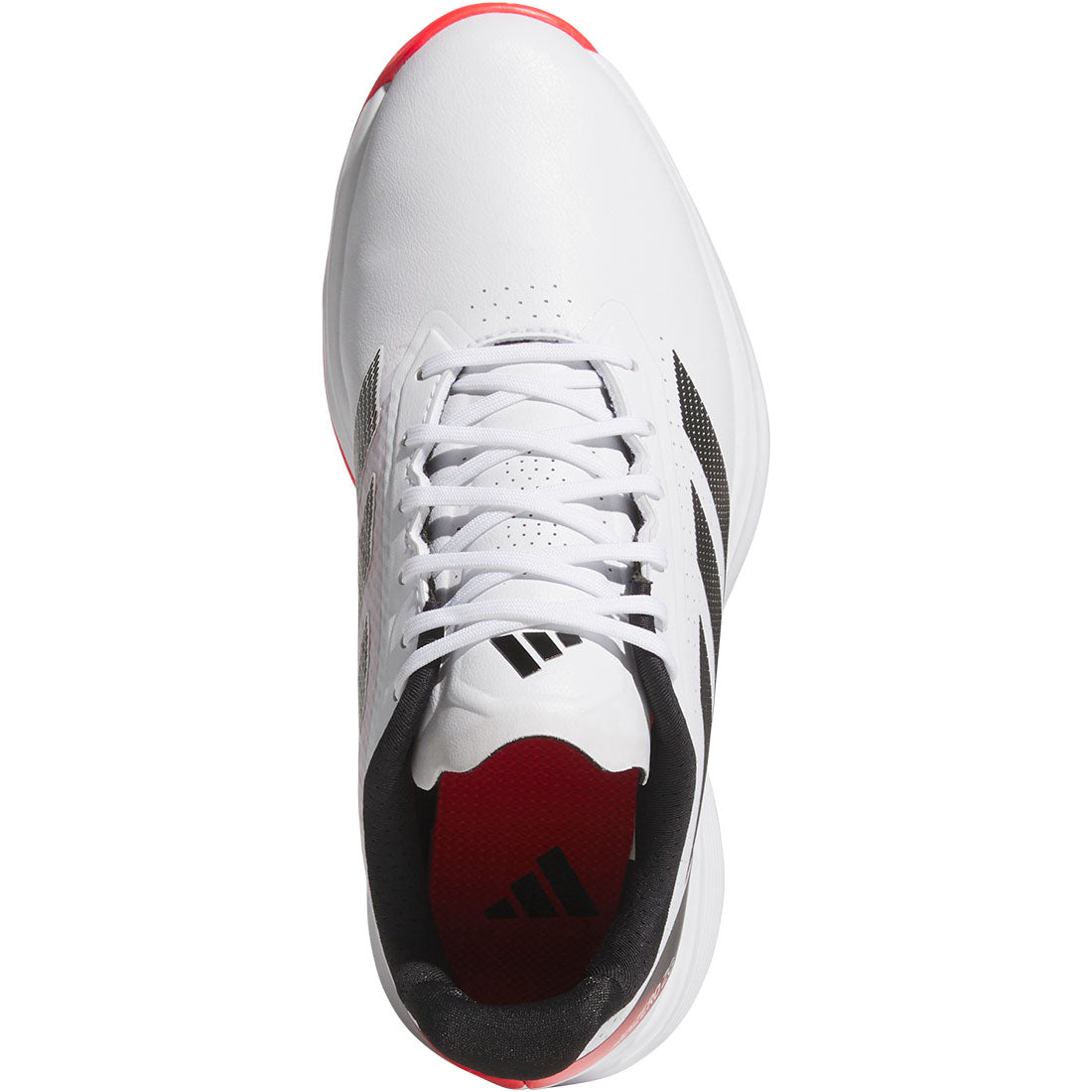 Adidas Juniors Adizero ZG Golf Shoes White/Lucid Red – Golf Discount