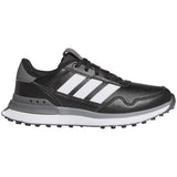 Adidas Juniors S2G 26 Golf Shoes Black/White/Grey Four