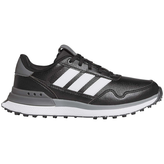 Adidas Juniors S2G 26 Golf Shoes Black/White/Grey Four
