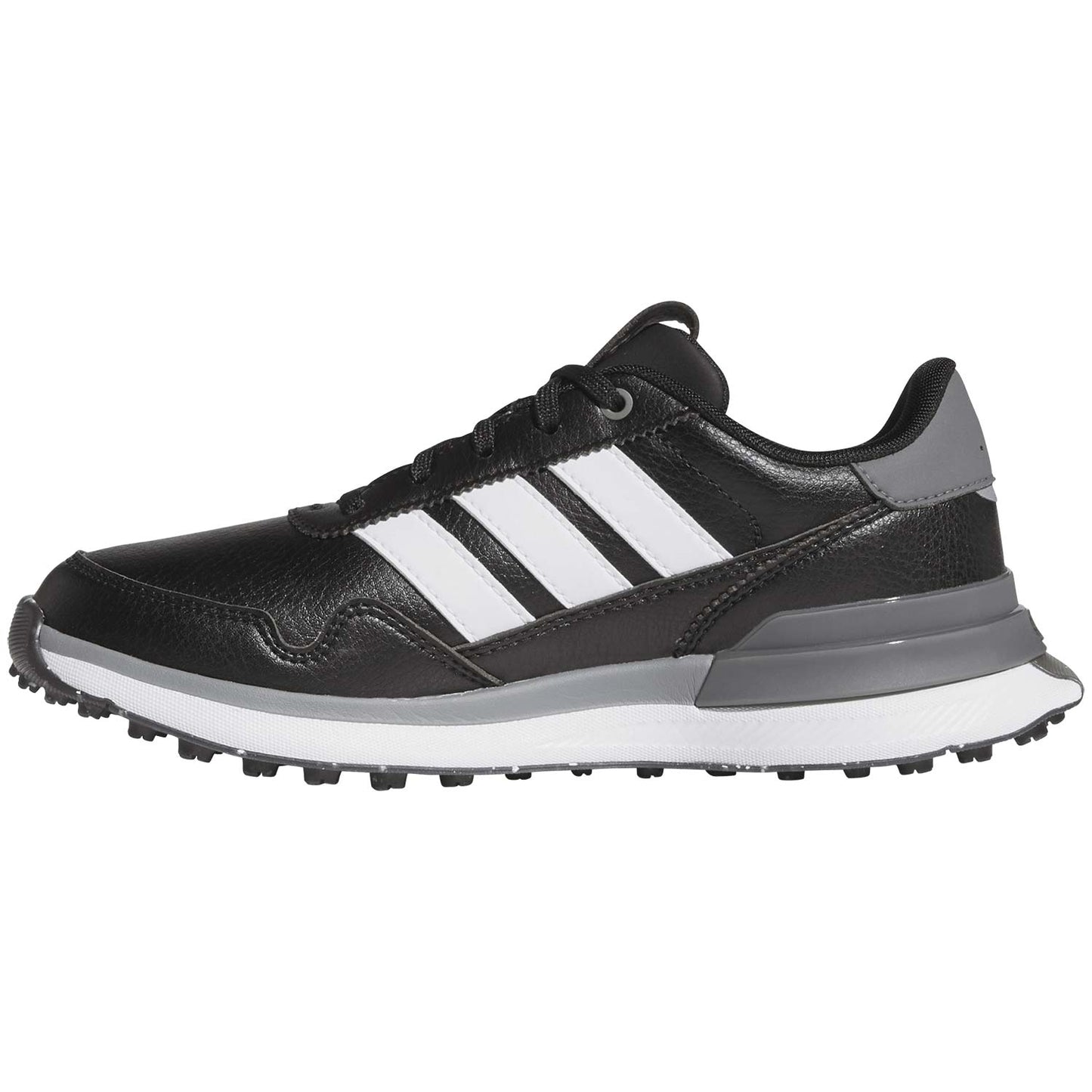 Adidas Juniors S2G 26 Golf Shoes Black/White/Grey Four