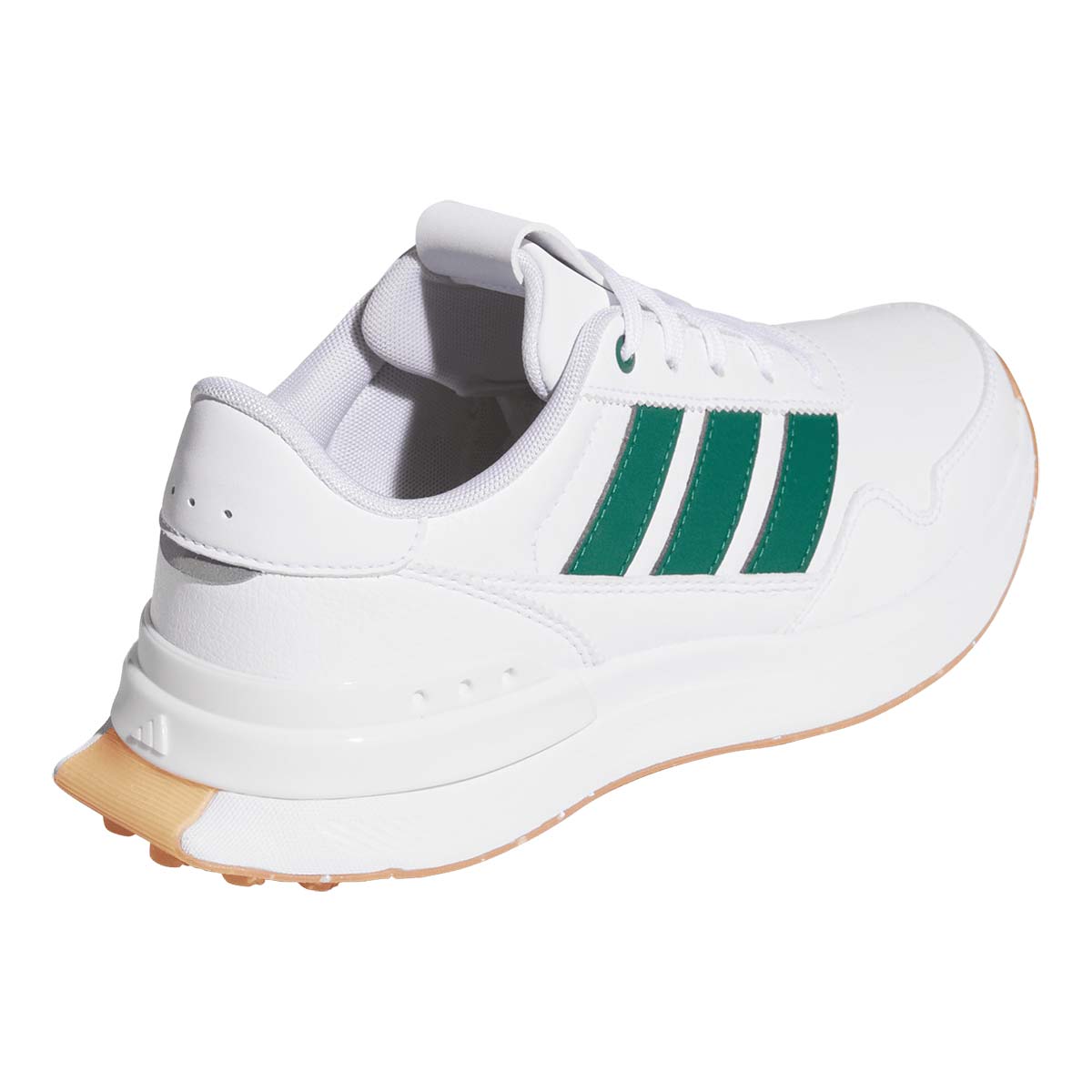 Adidas Juniors S2G 26 Golf Shoes White/Collegiate Green/Gum