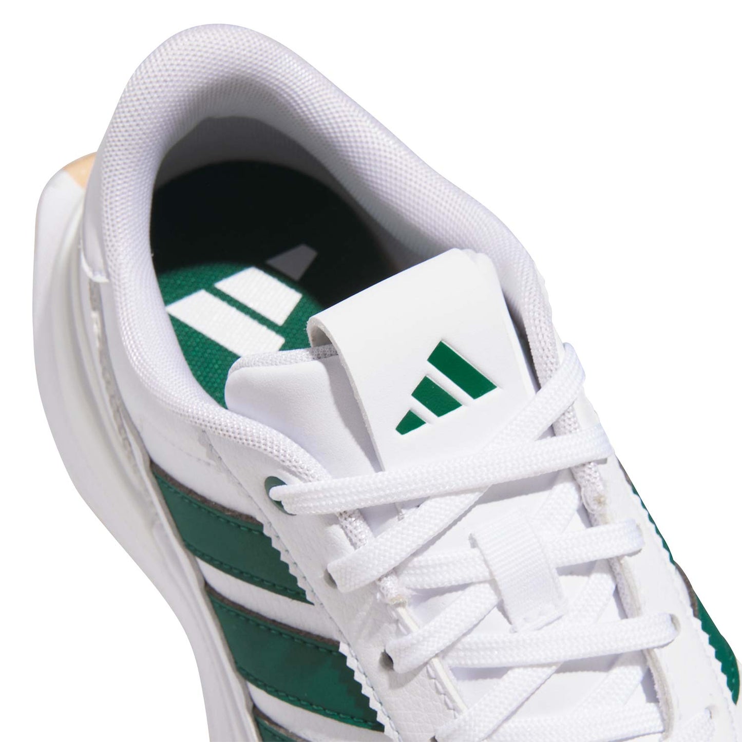 Adidas Juniors S2G 26 Golf Shoes White/Collegiate Green/Gum