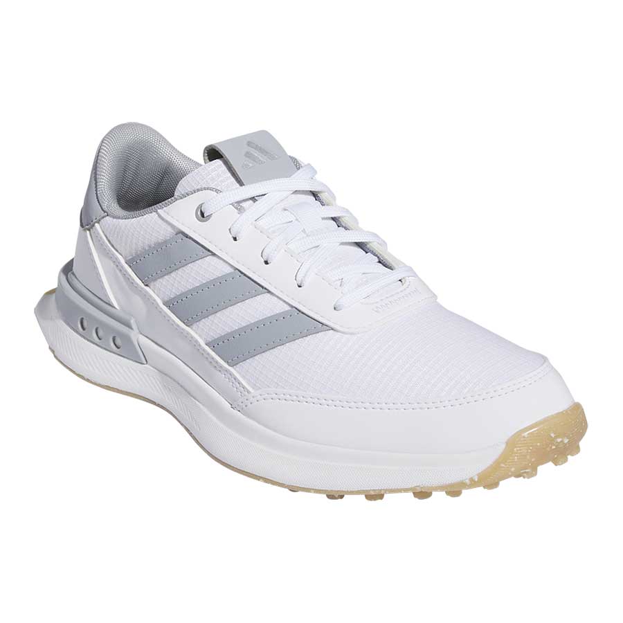 Adidas Juniors S2G Spikeless 24 Golf Shoes White/Halo Silver