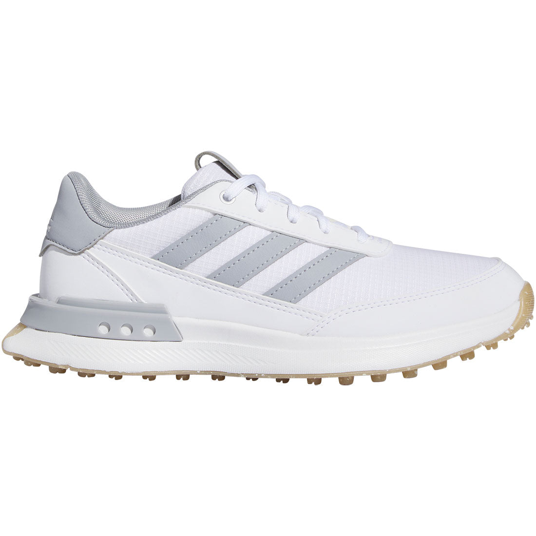 Adidas Juniors S2G Spikeless 24 Golf Shoes White/Halo Silver