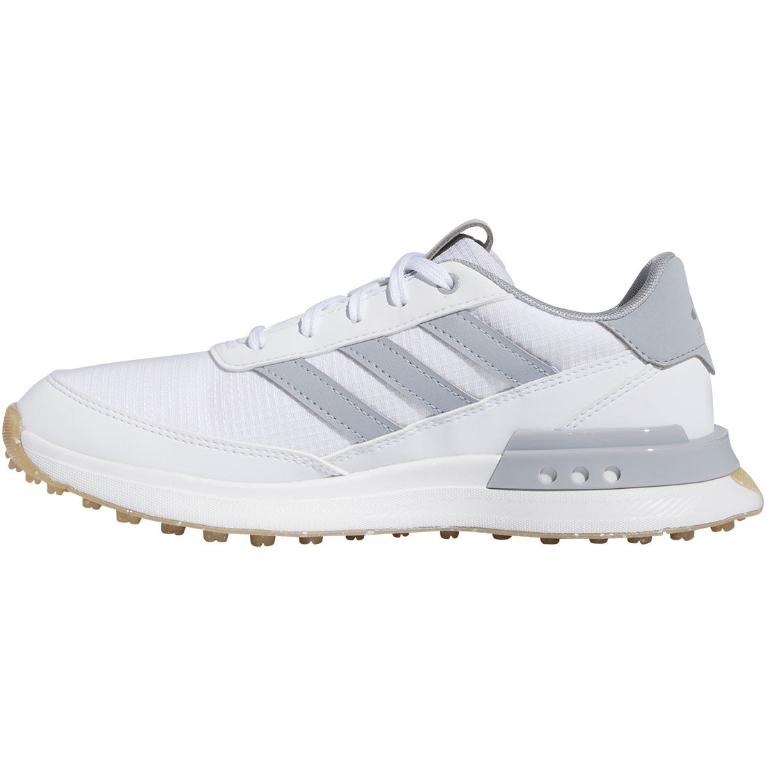 Adidas Juniors S2G Spikeless 24 Golf Shoes White/Halo Silver