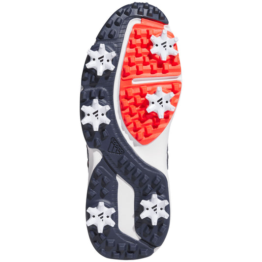 Adidas Juniors Tour360 24 BOA Golf Shoes White/Collegiate Navy/Lucid Red