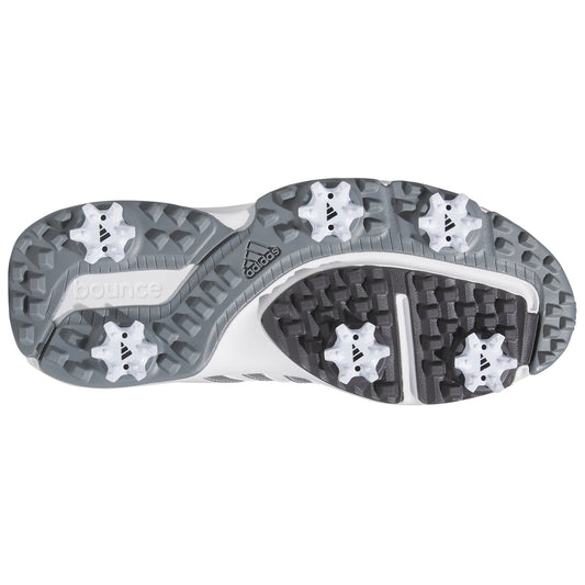 Adidas Juniors Tour360 24 BOA Golf Shoes White/Silver/Iron