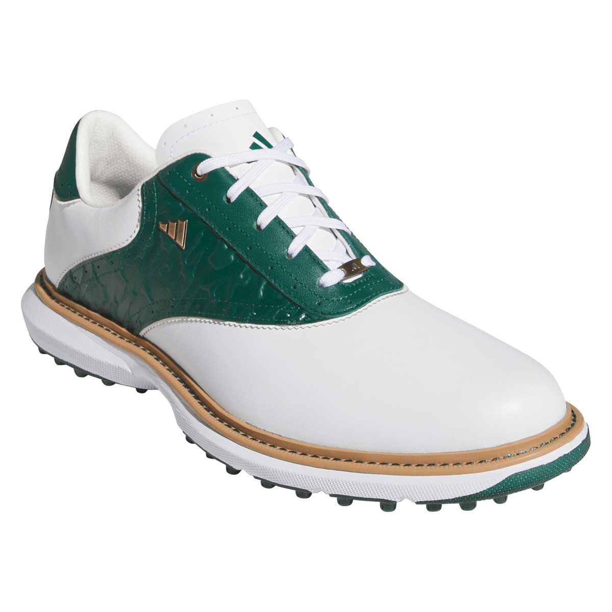 Adidas MC70 SL Golf Shoes White/Collegiate Green/Off-White