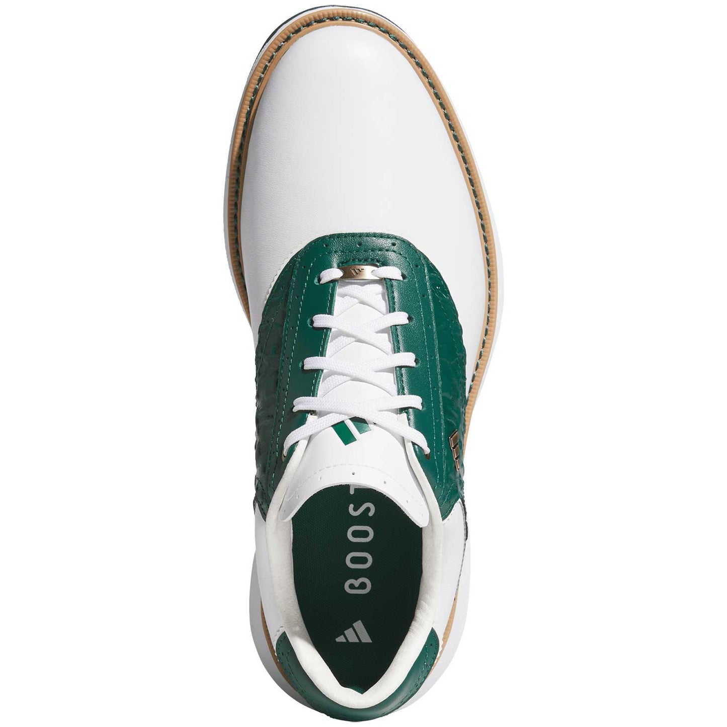 Adidas MC70 SL Golf Shoes White/Collegiate Green/Off-White