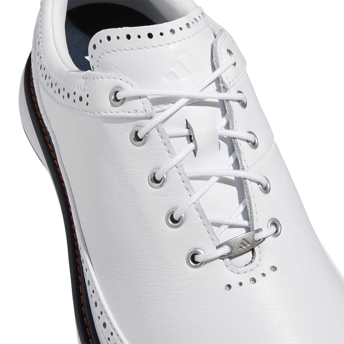Adidas MC80 Golf Shoes White/Collegiate Navy/Better Scarlet