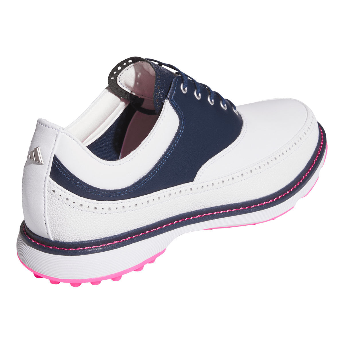 Adidas MC80 Golf Shoes White/Collegiate Navy/Lucid Pink