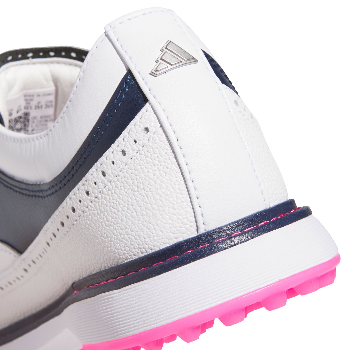 Adidas MC80 Golf Shoes White/Collegiate Navy/Lucid Pink
