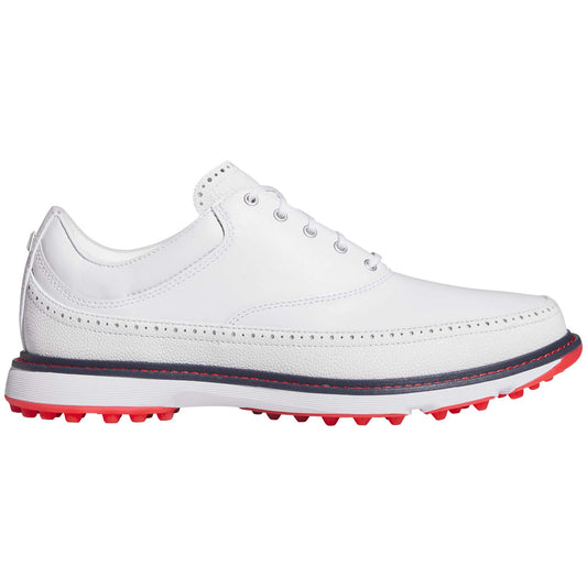 Adidas MC80 Golf Shoes White/Collegiate Navy/Red