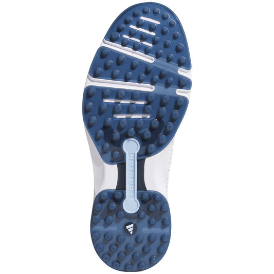 Adidas MC80 Golf Shoes White/Crystal Sky/Collegiate Navy