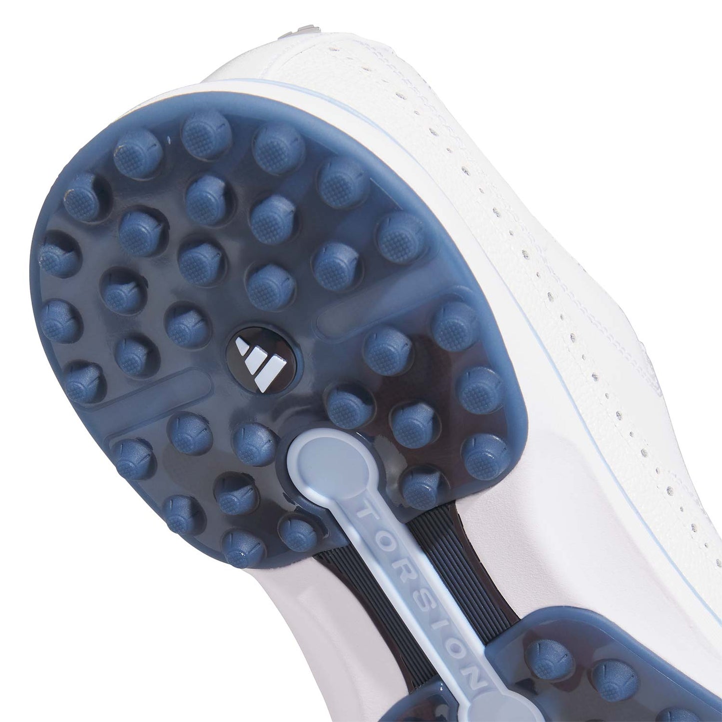 Adidas MC80 Golf Shoes White/Crystal Sky/Collegiate Navy