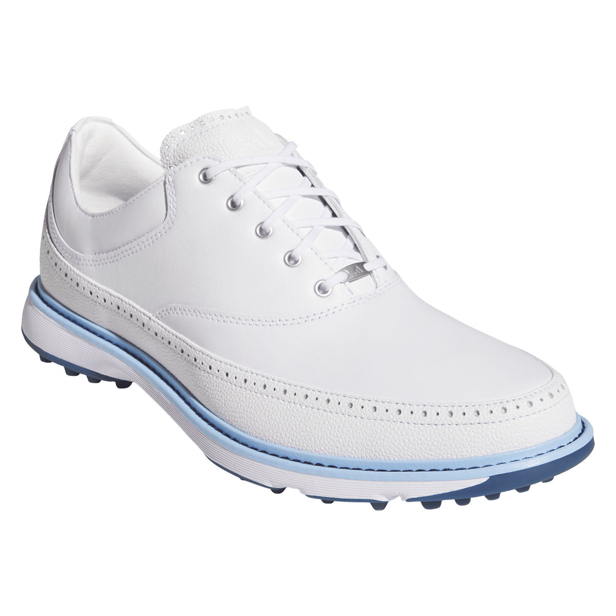 Adidas MC80 Golf Shoes White/Crystal Sky/Collegiate Navy