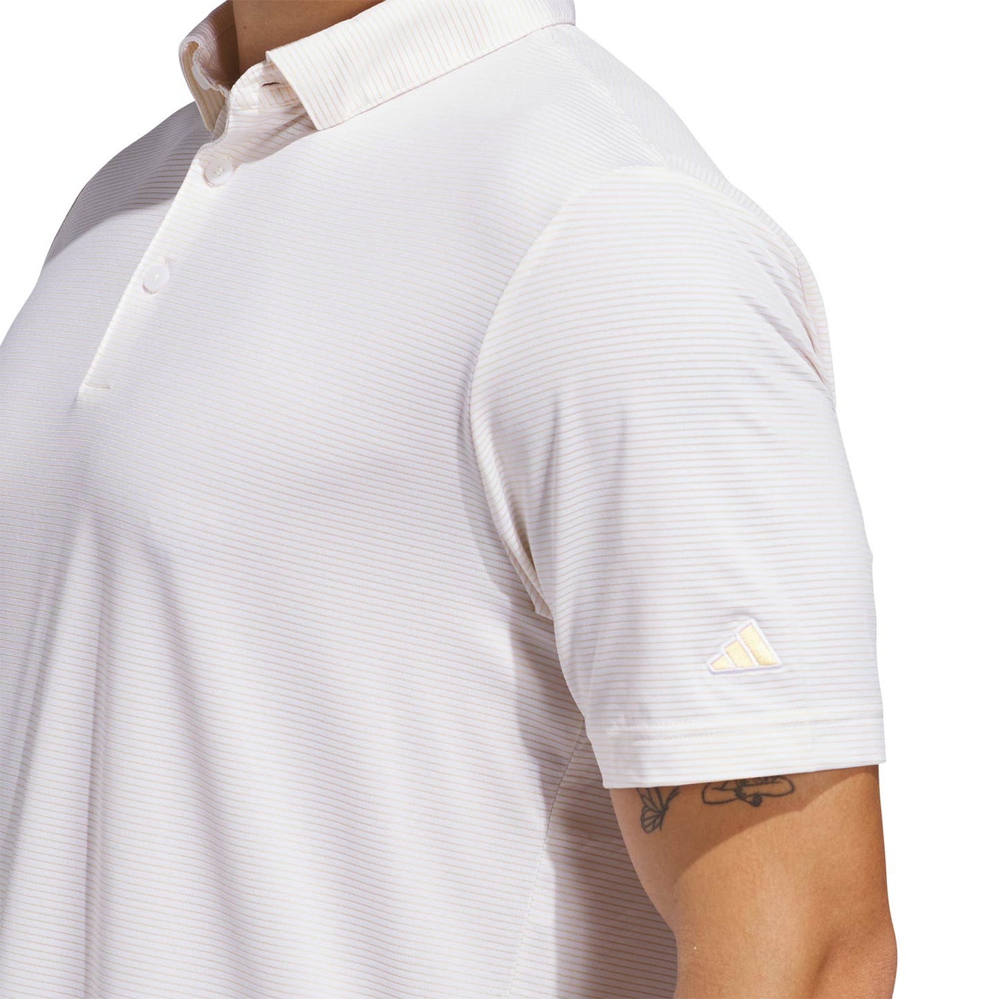 Adidas Pencil Stripe Golf Polo