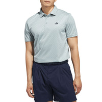 Adidas Performance Texture Print Golf Polo