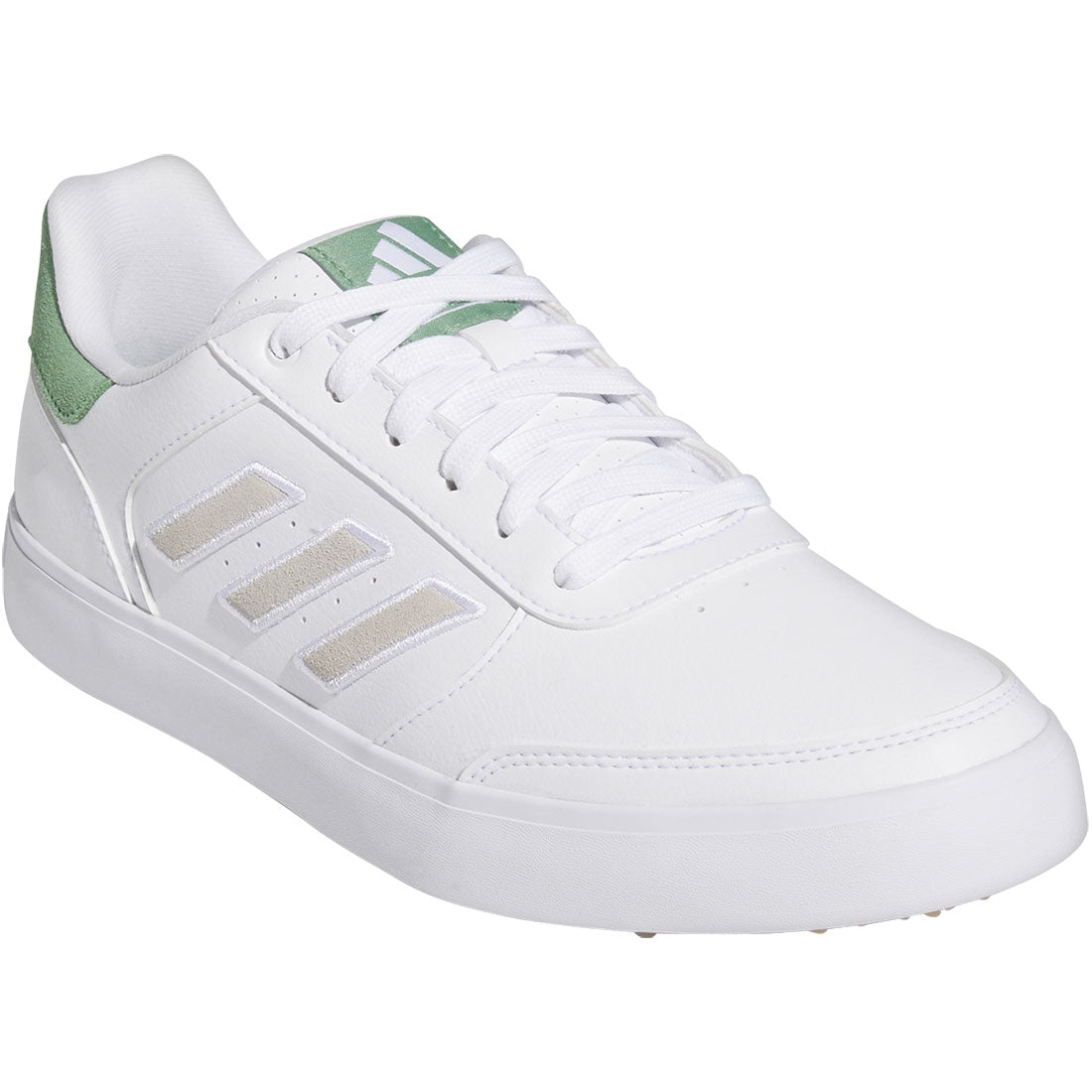 Adidas Retrocross 24 Golf Shoes White/White/Preloved Green