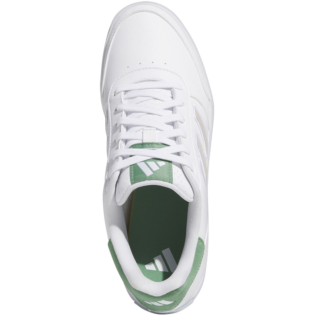 Adidas Retrocross 24 Golf Shoes White/White/Preloved Green