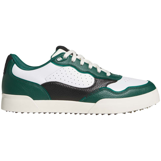 Adidas Retrocross 25 Golf Shoes White/Collegiate Green/Black