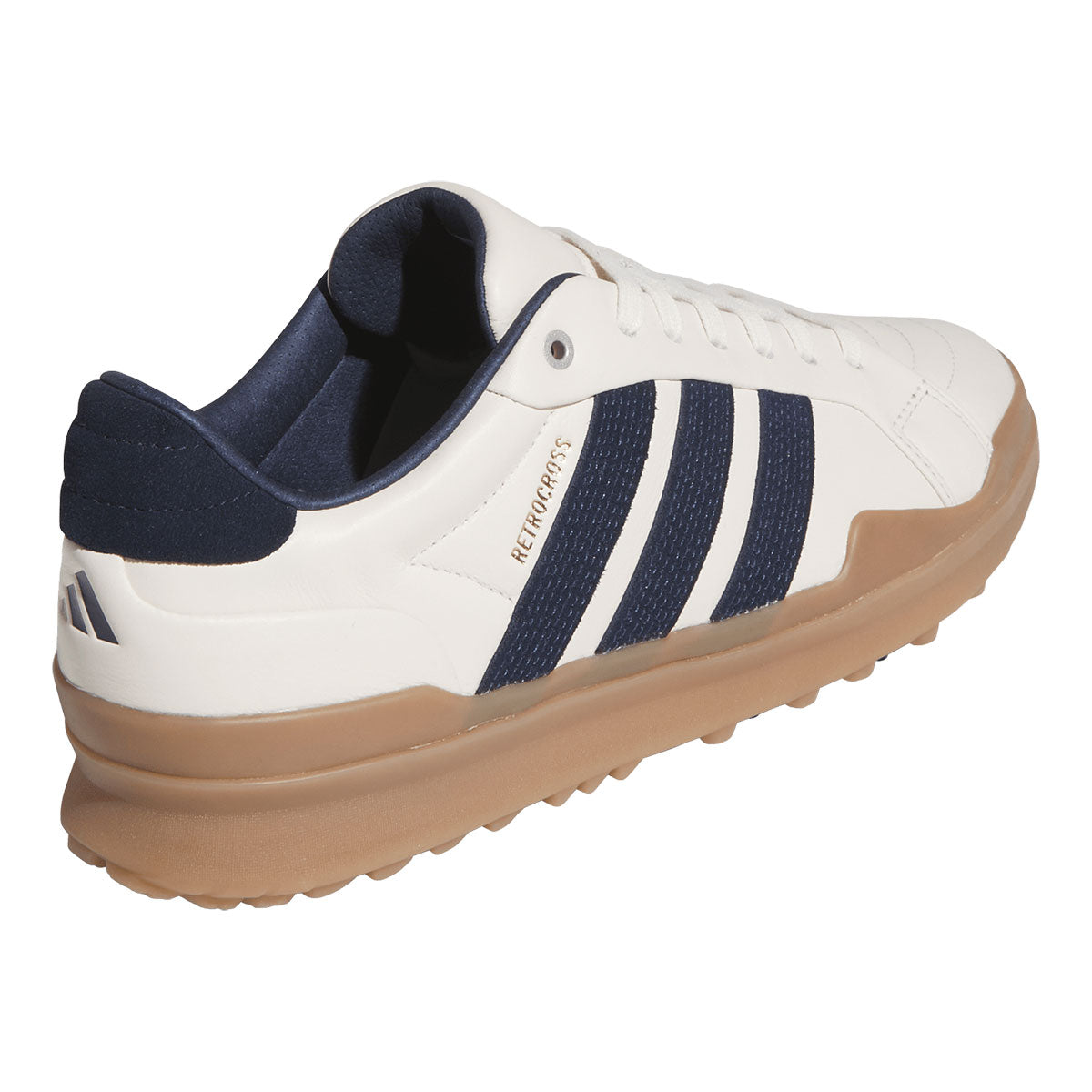Adidas Retrocross Gripmore Golf Shoes Chalk White/Collegiate Navy/Gum