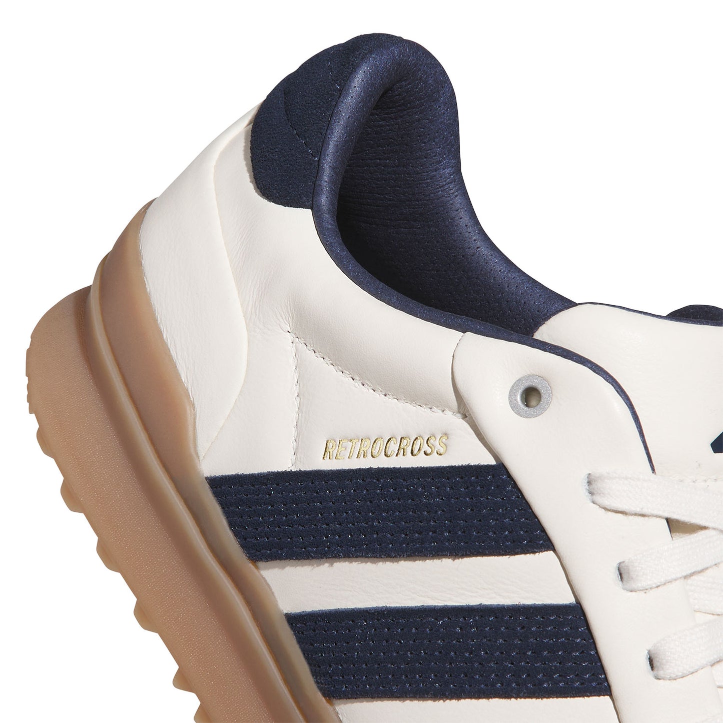 Adidas Retrocross Gripmore Golf Shoes Chalk White/Collegiate Navy/Gum