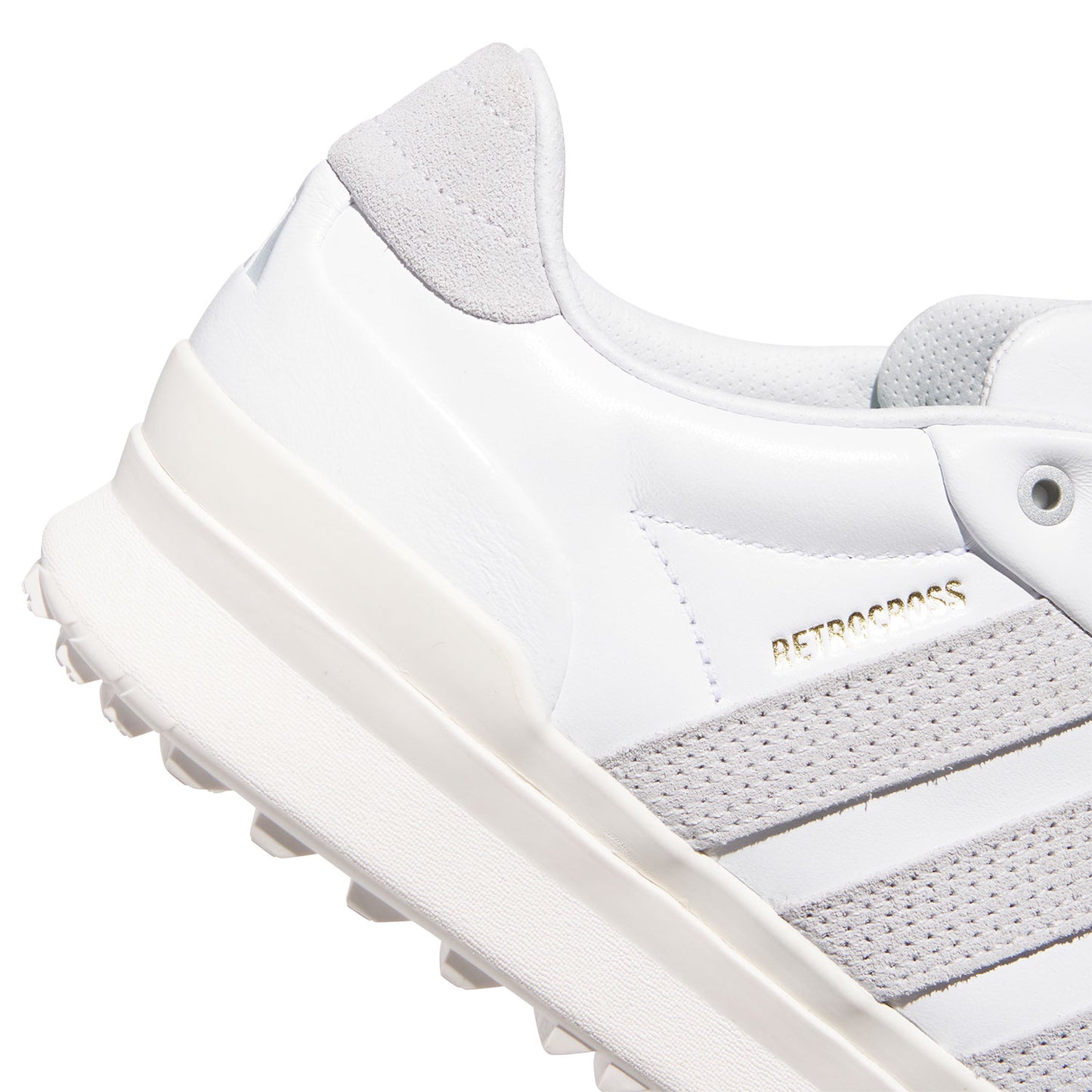 Adidas Retrocross Gripmore Golf Shoes White/Dash Grey/Court Green