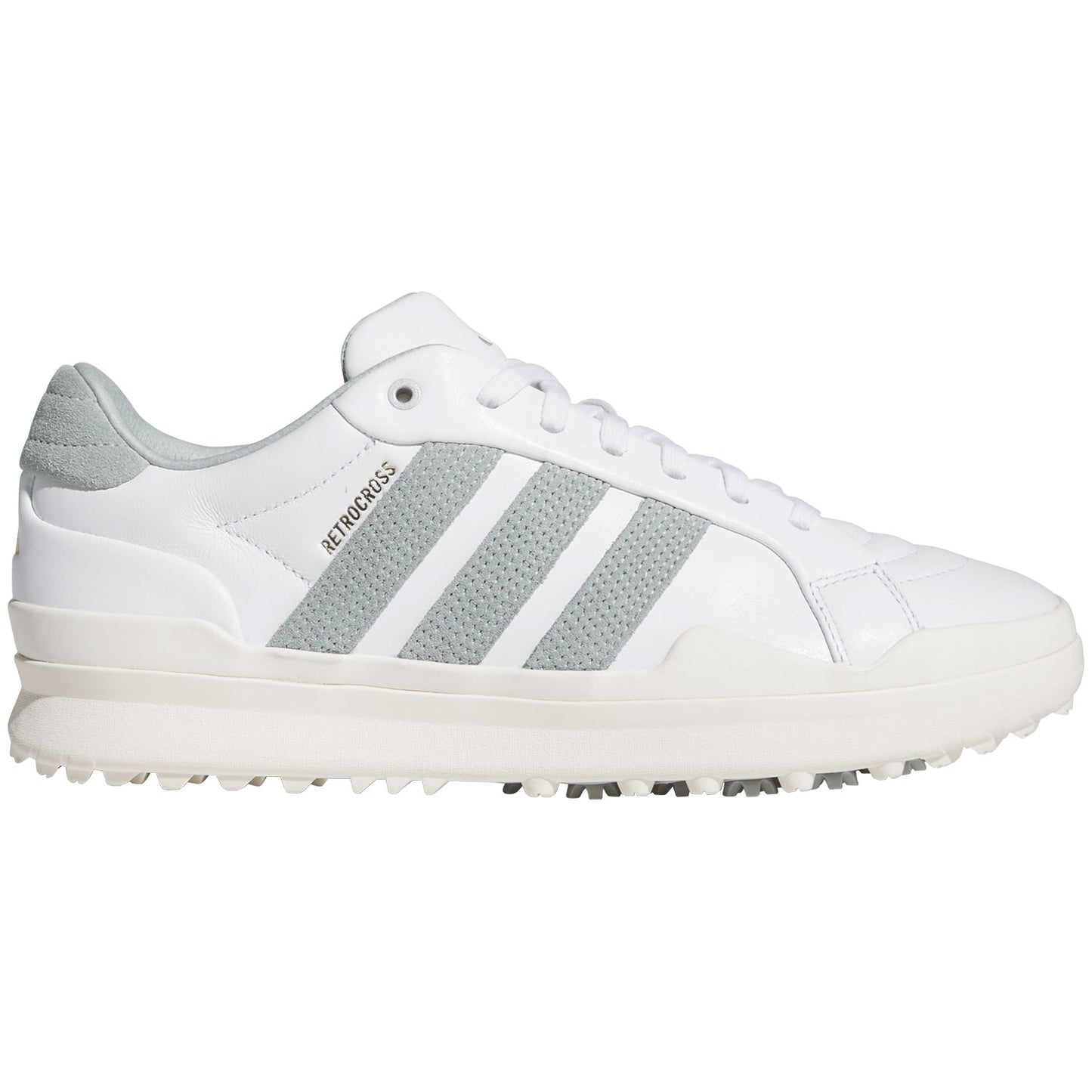 Adidas Retrocross Gripmore Golf Shoes White/Wonder Sage/Off-White