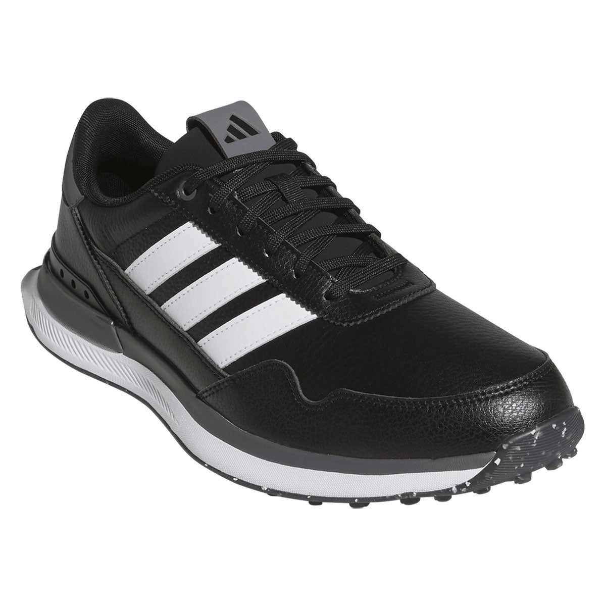 Adidas S2G 26 Leather Golf Shoes Black/White/Grey Four