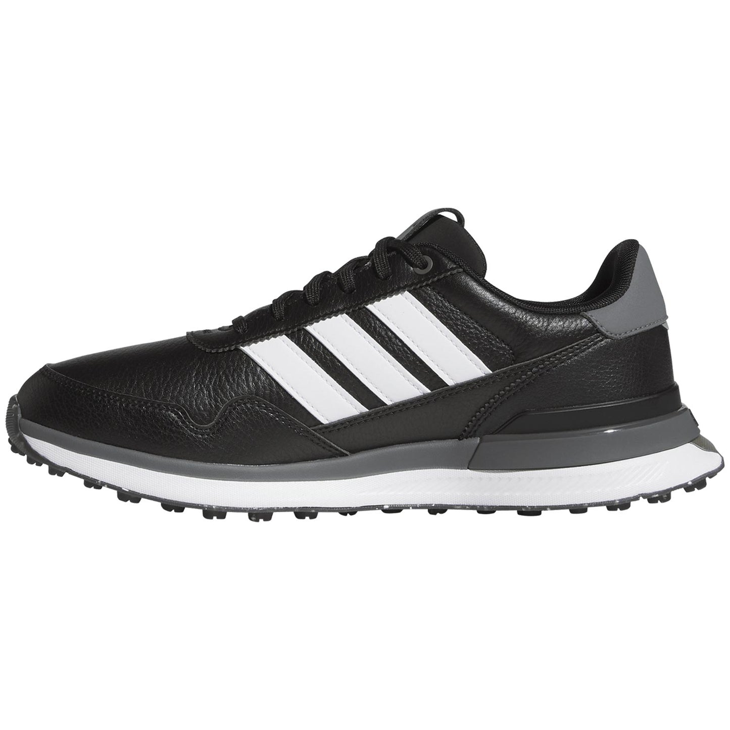Adidas S2G 26 Leather Golf Shoes Black/White/Grey Four