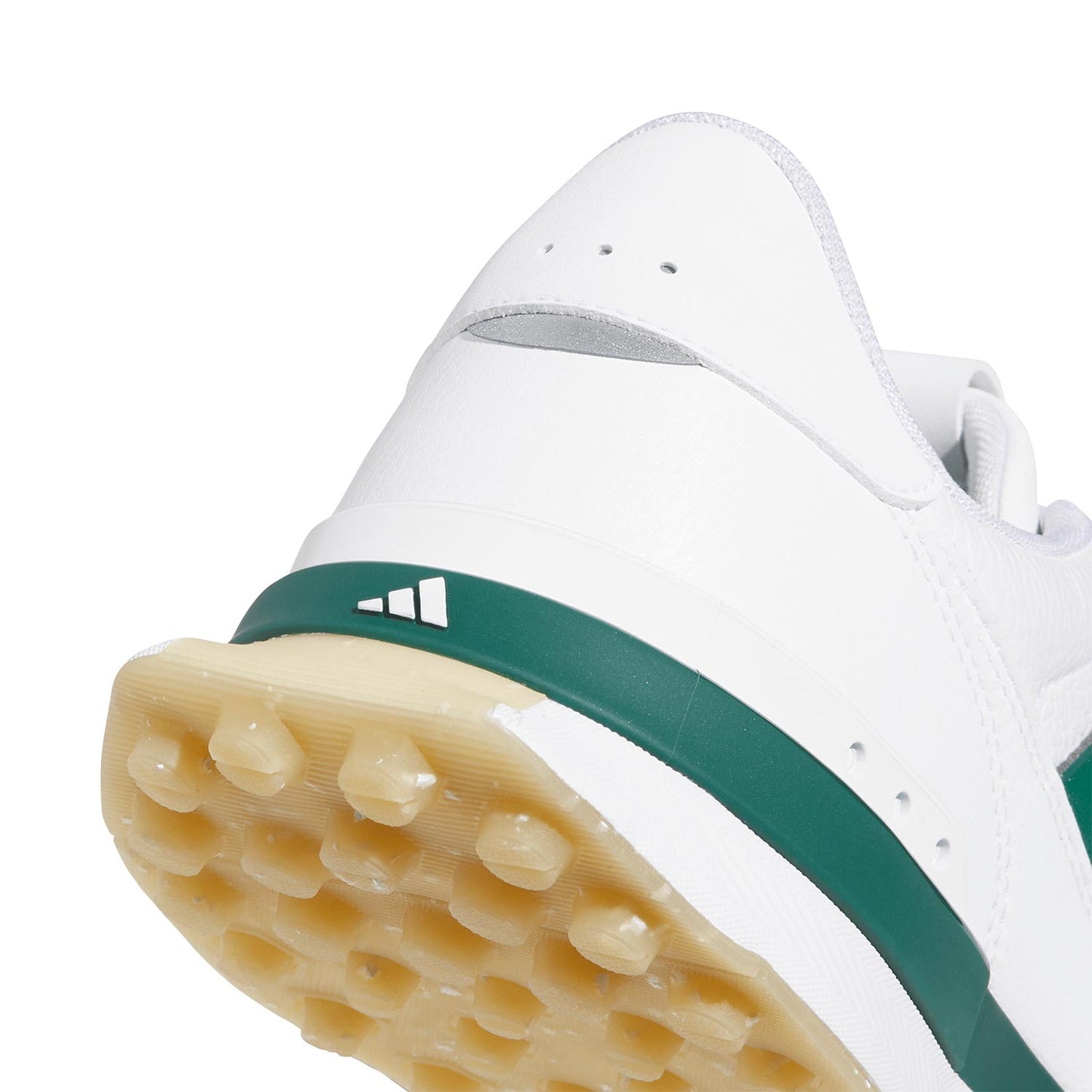 Adidas S2G 26 Leather Golf Shoes White/Collegiate Green/Gum