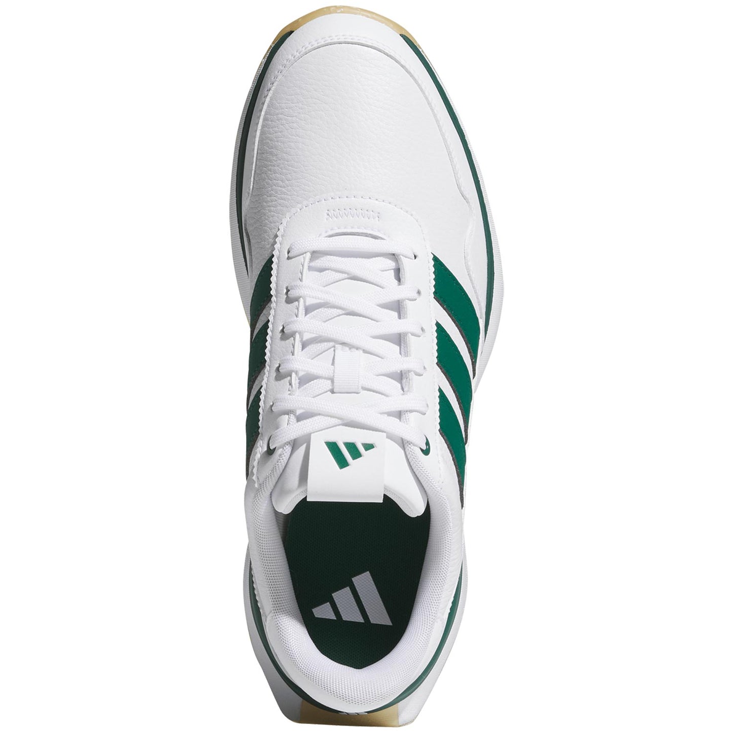 Adidas S2G 26 Leather Golf Shoes White/Collegiate Green/Gum