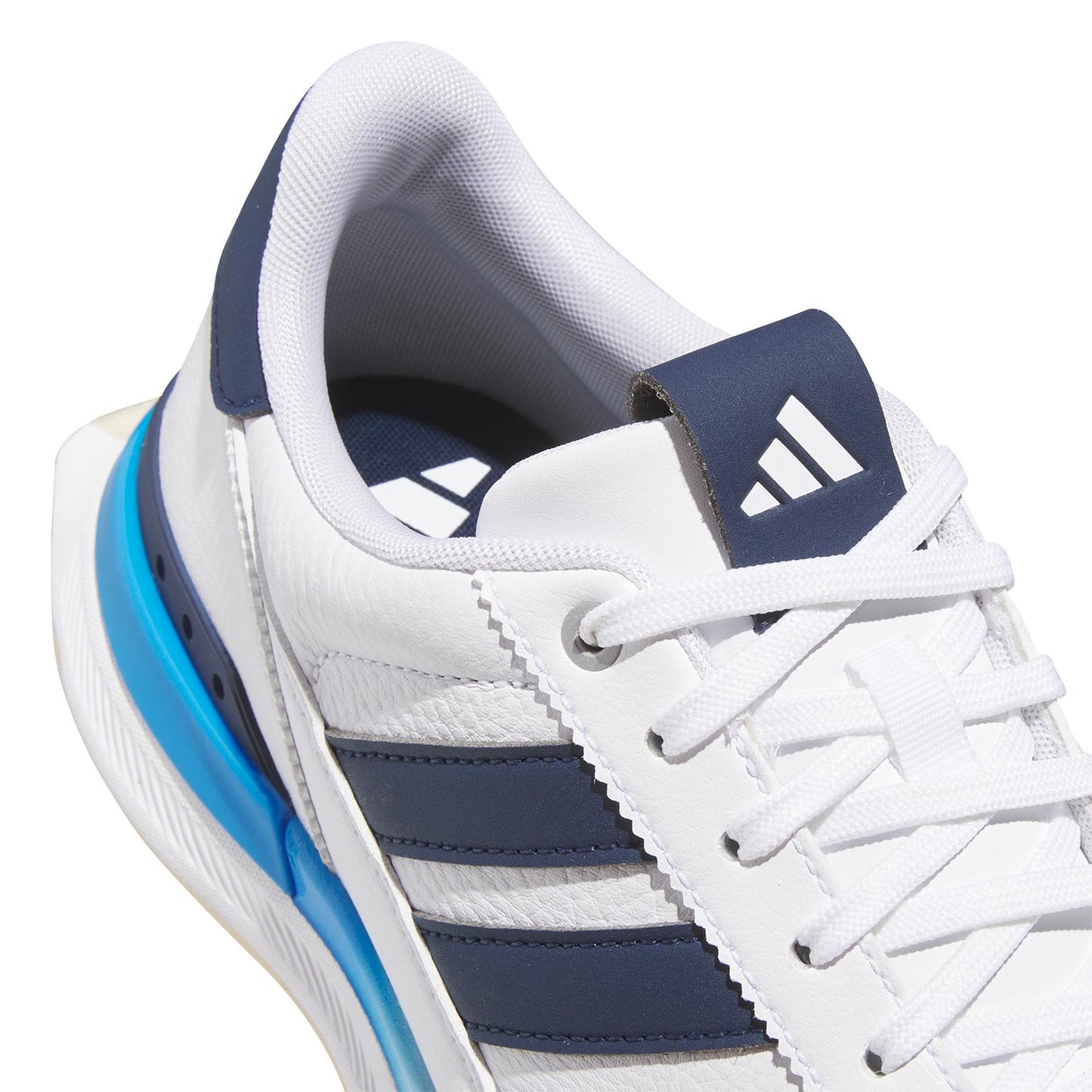 Adidas S2G 26 Leather Golf Shoes White/Collegiate Navy/Lucid Ray Blue