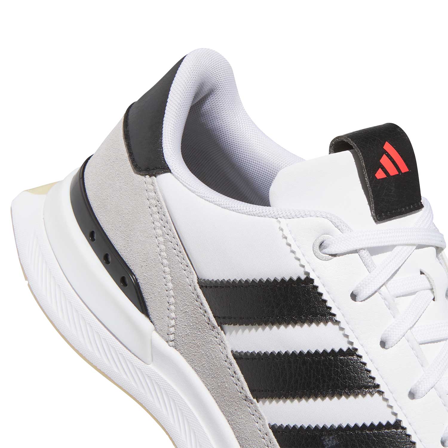 Adidas S2G 26 Textile Golf Shoes White/Black/Grey Two – Golf Discount