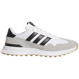 Adidas S2G 26 Textile Golf Shoes White/Black/Grey Two