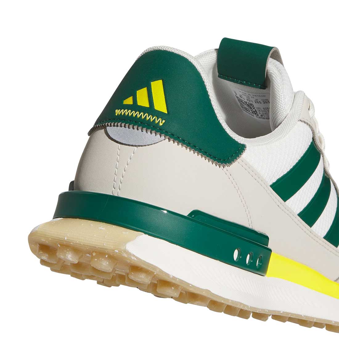 Adidas S2G Spikeless 24 Golf Shoes Off White/Collegiate Green
