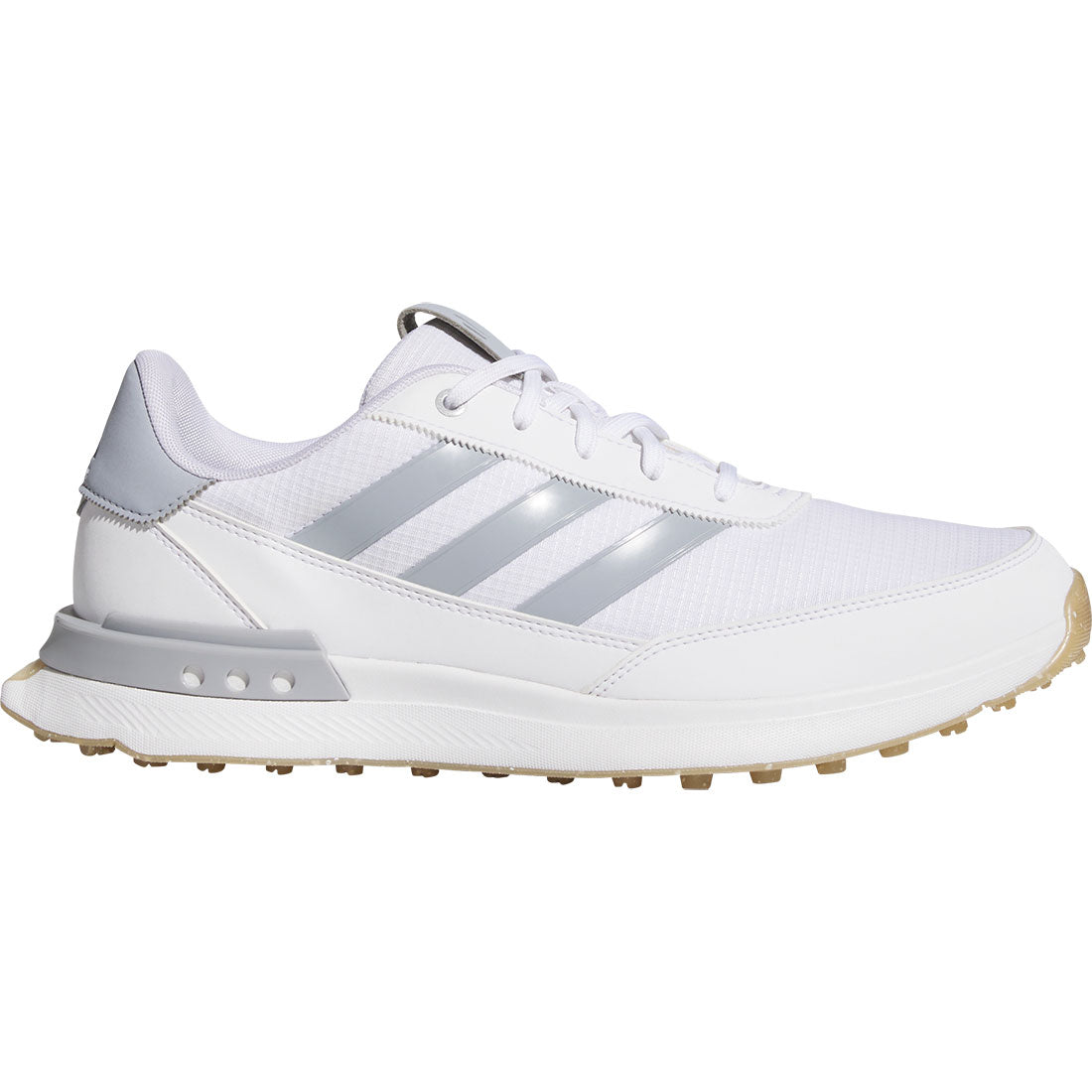 Adidas S2G Spikeless 24 Golf Shoes White/Halo Silver