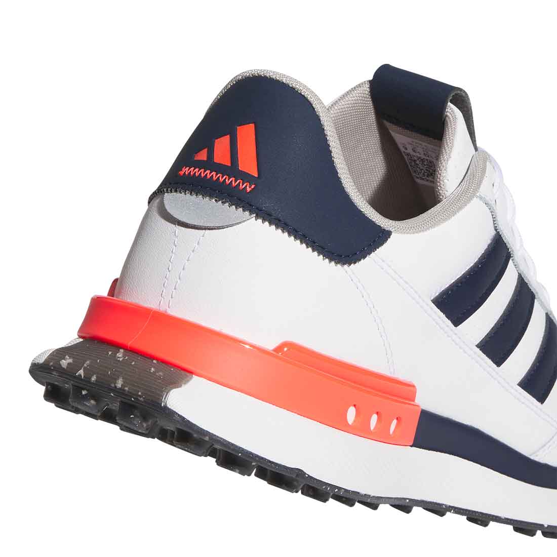 Adidas S2G Spikeless Leather 24 Golf Shoes White/Collegiate Navy/Lucid Red