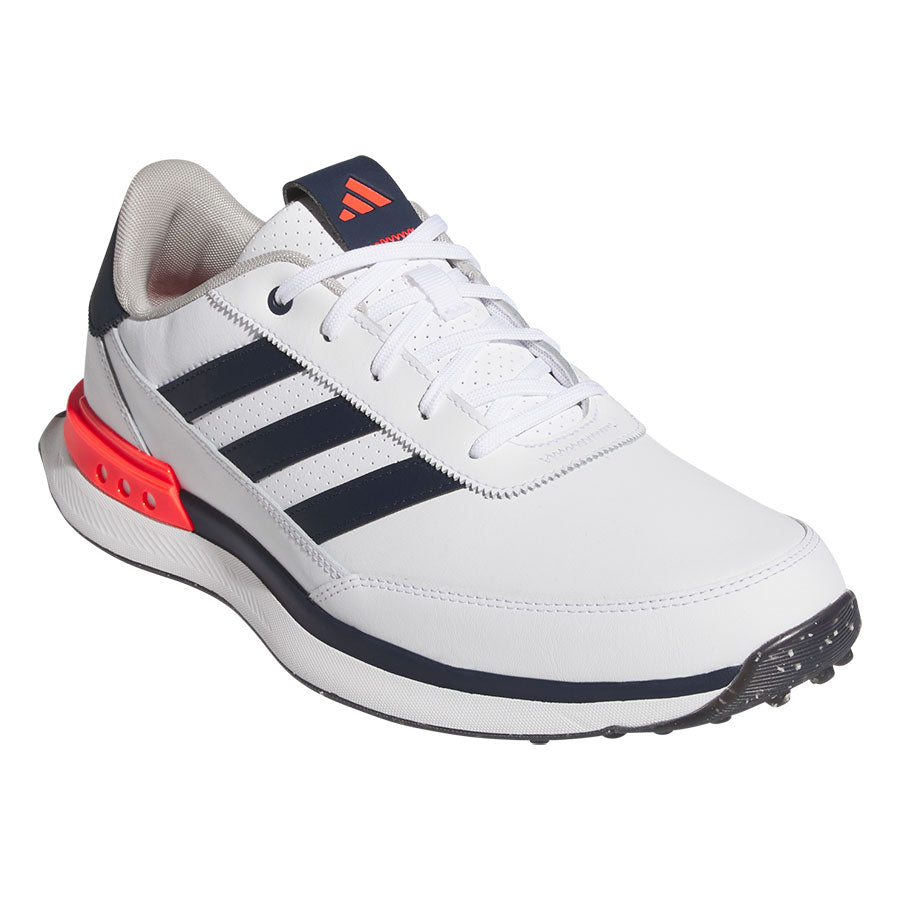 Adidas S2G Spikeless Leather 24 Golf Shoes White/Collegiate Navy