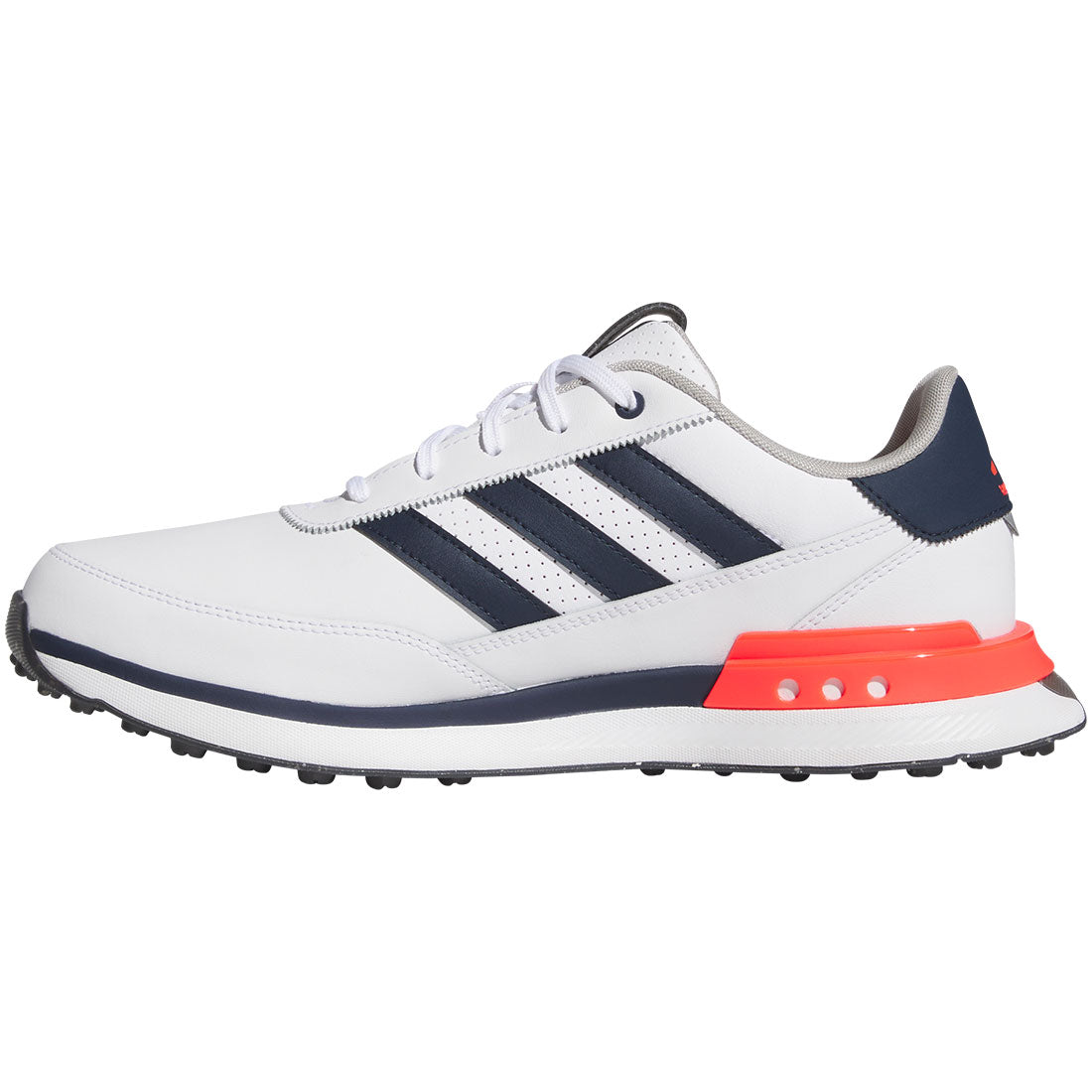 送料無料 新品 adidas GOLF S2G SL 23 24.5 Adidas S2G Spikeless Leather 24 Golf Shoes White/Collegiate Navy
