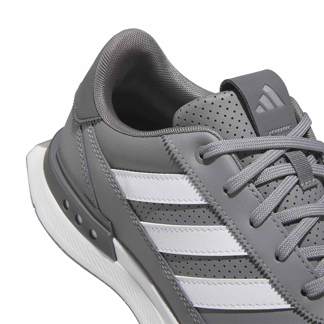 Adidas S2G Spikeless Leather 24 Golf Shoes Grey Three/White